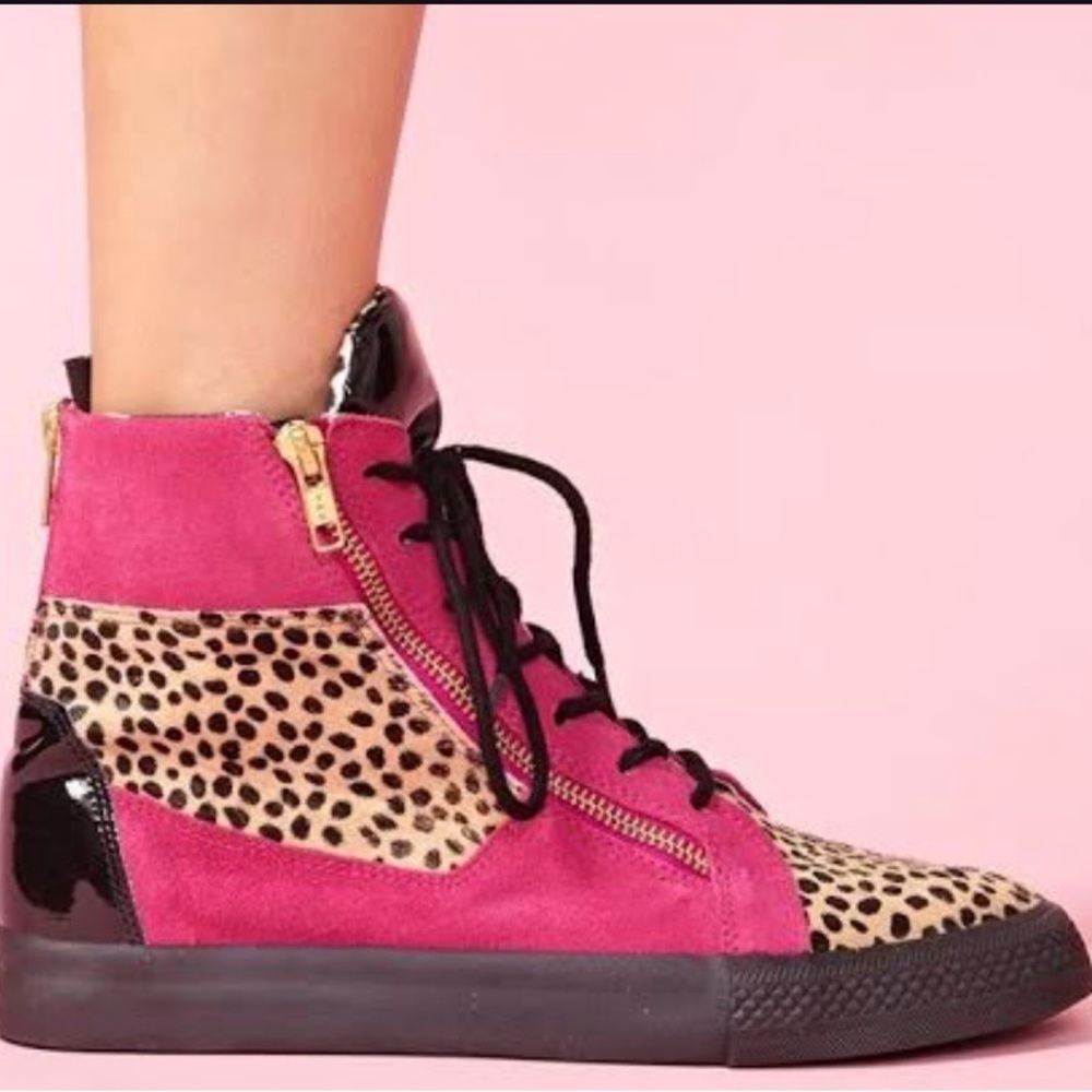 Betsey Johnson "The Nixxxie" High-Top Sneakers - Picture 13 of 13